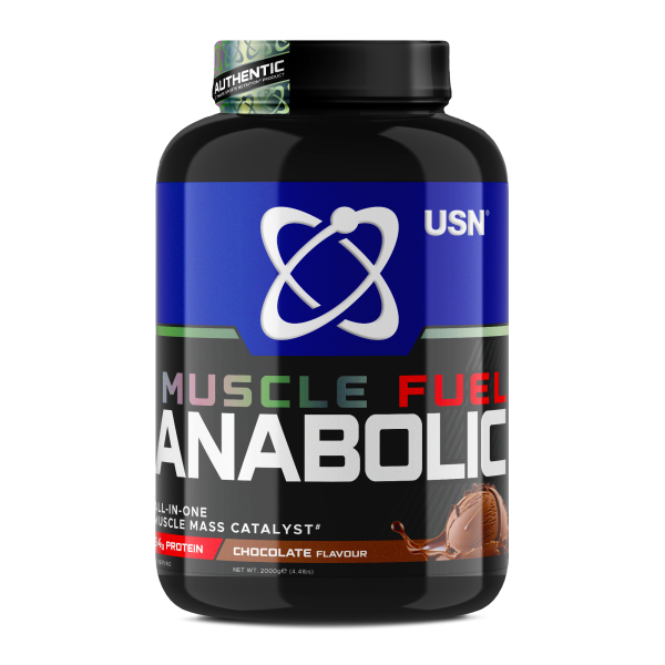 USN Muscle Fuel Anabolic Eiwitpoeder 2kg – Multi-Source Proteïne & Creatine voor Spiergroei. - Afbeelding 2