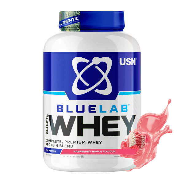 USN Blue Lab Whey Premium 2kg – Snelle Whey Proteïne voor Spiergroei - Afbeelding 2