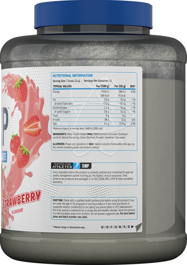 Applied Nutrition ISO-XP 2kg – Zuiver Whey Protein Isolaat Eiwitshake - Afbeelding 2