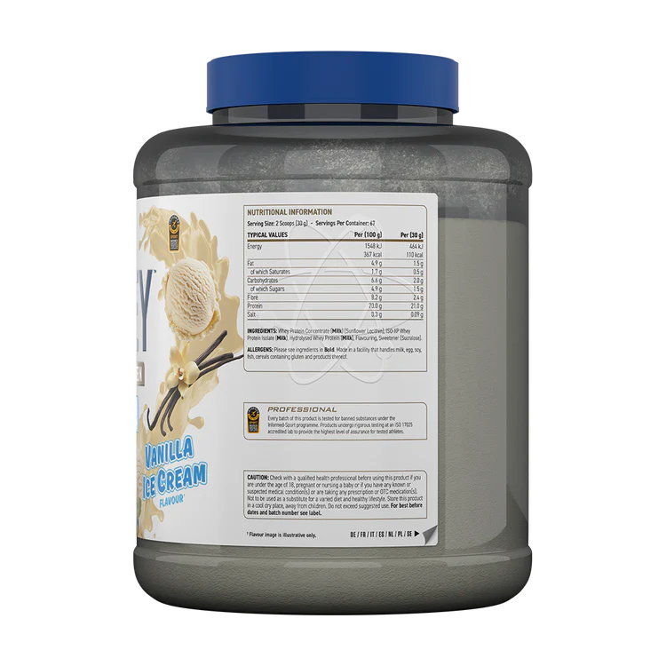 Applied Nutrition Critical Whey  2kg – Complete Eiwitmix voor Spieropbouw & Herstel - Afbeelding 2