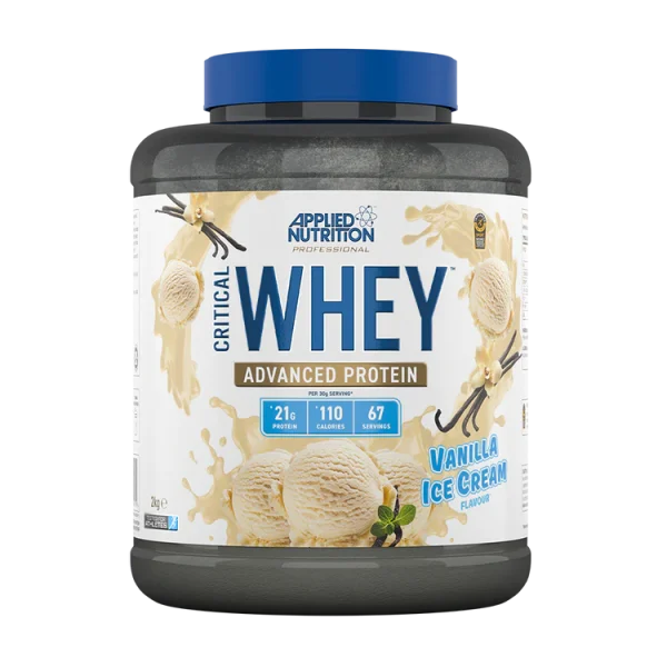 Applied Nutrition Critical Whey  2kg – Complete Eiwitmix voor Spieropbouw & Herstel