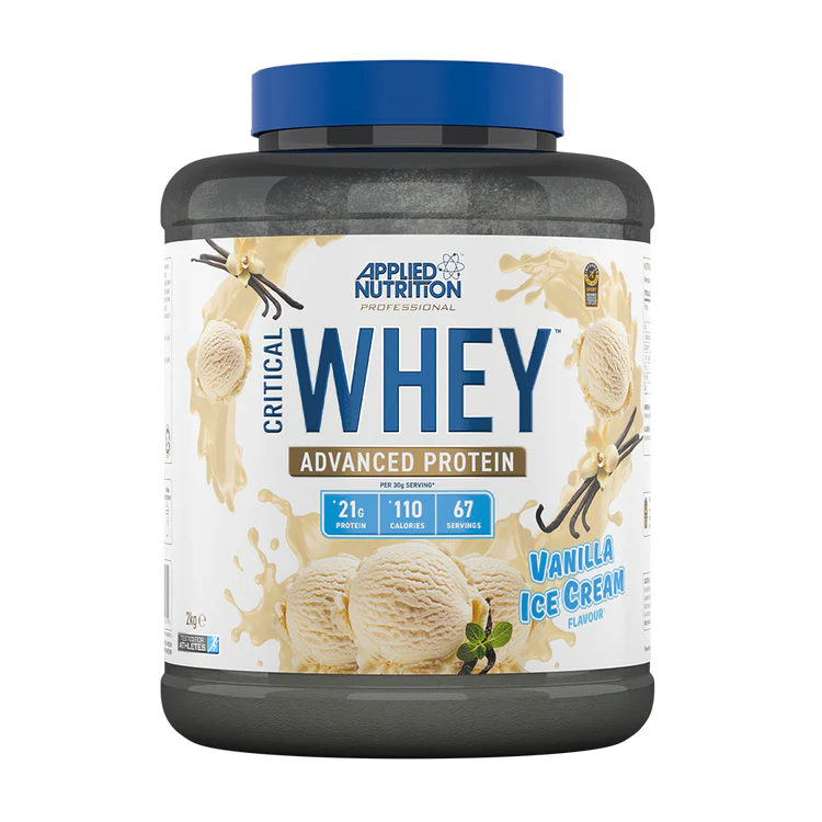 Applied Nutrition Critical Whey  2kg – Complete Eiwitmix voor Spieropbouw & Herstel